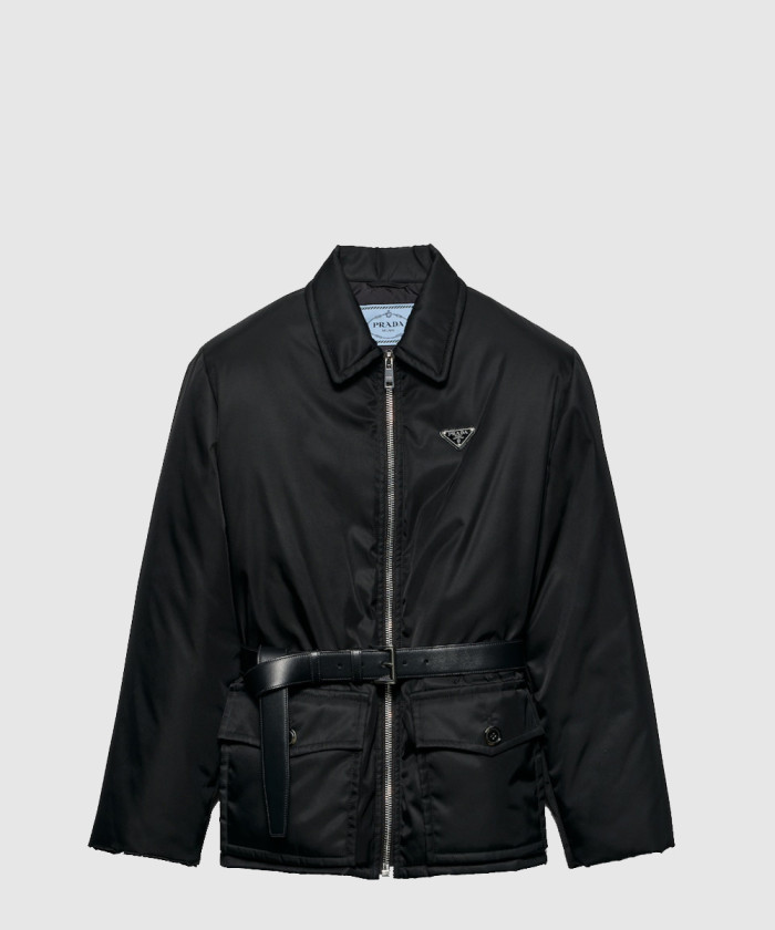 프라다 벨트가 달린 리나일론 다운 재킷 292200