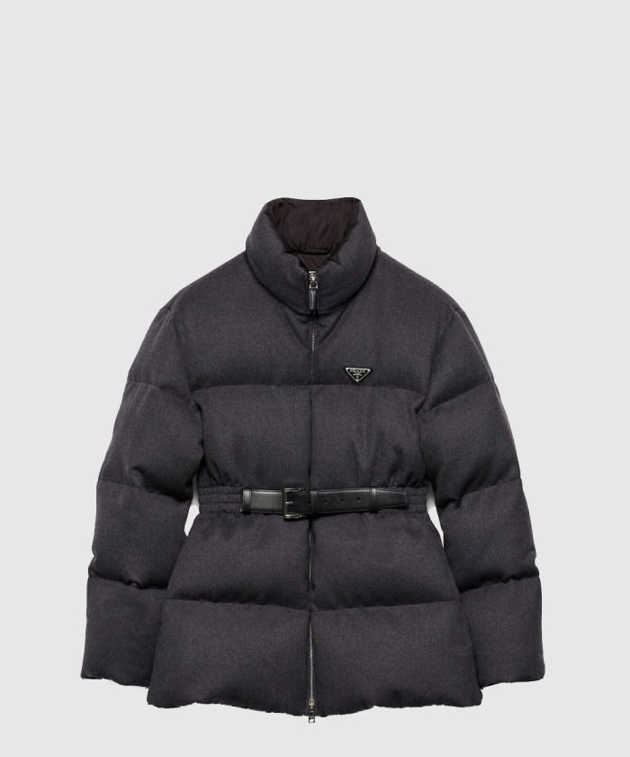 프라다 플란넬 다운 재킷 29L131