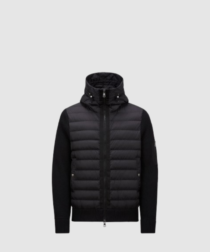 [정품 인증] 몽클레어 패딩 울 후디