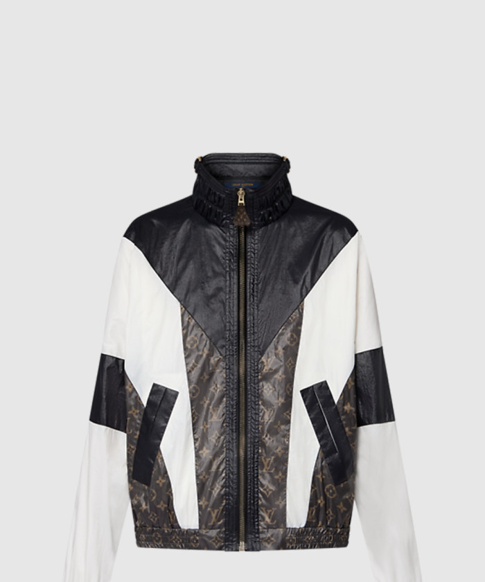 루이비통 스포티 컬러 블록 집업 파카 1AFMEZ