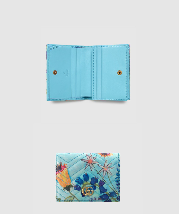구찌 GG 페인팅 프린트 카드지갑 466492