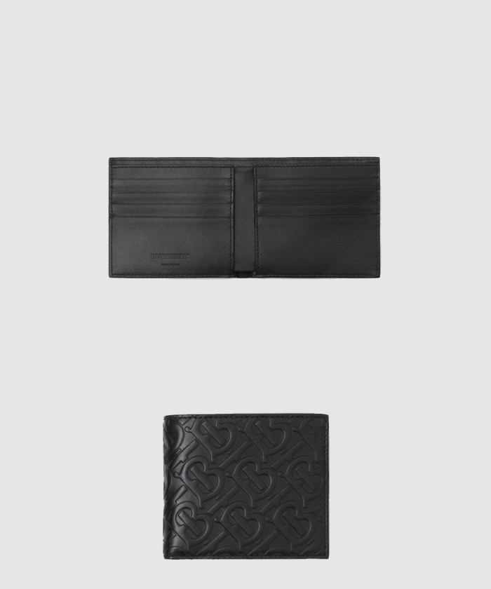 버버리 송아지 가죽 엠보 반지갑 80092031