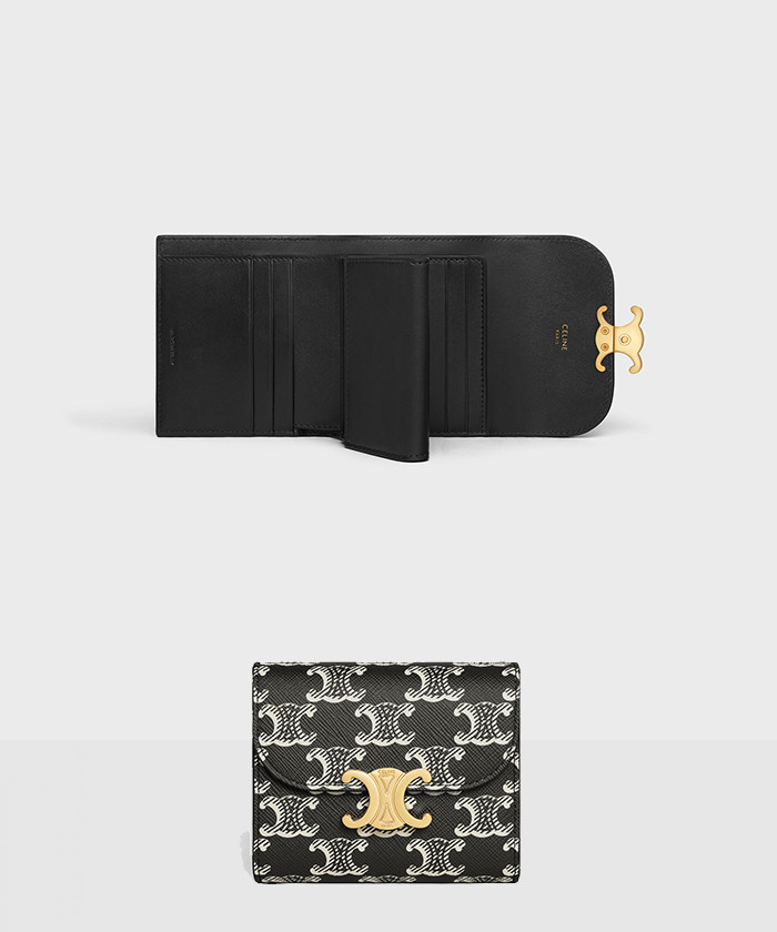 셀린느 트리오페 반지갑 10D782