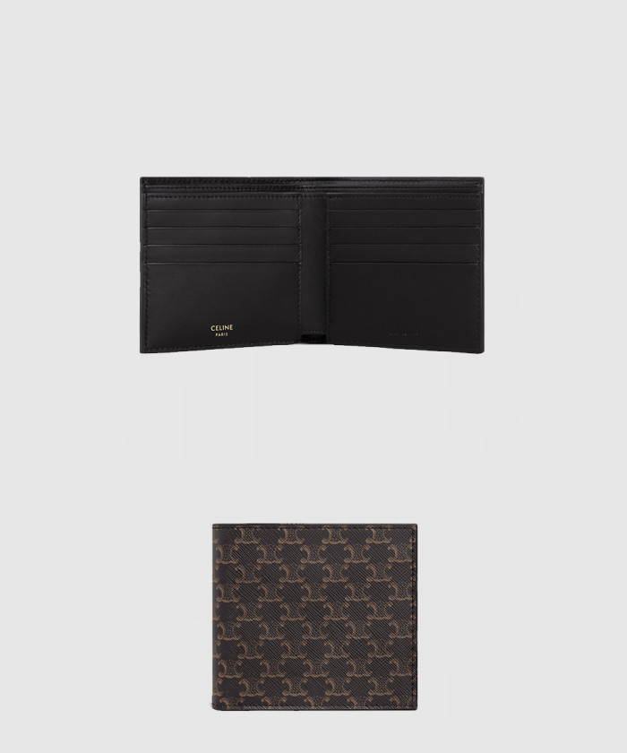셀린느 2단 지갑 트리옹프 캔버스 10B652