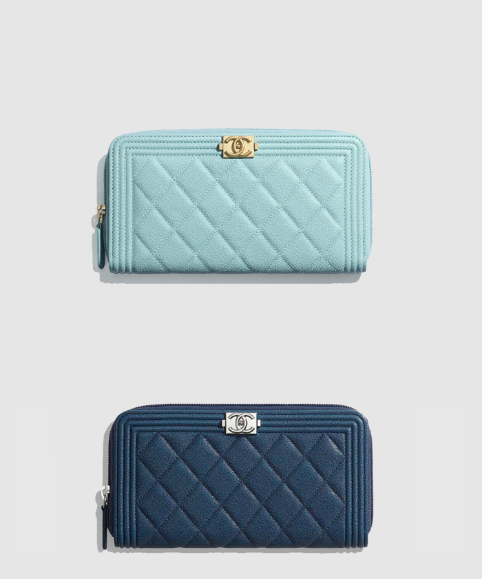 샤넬 보이 지퍼월렛 인기색상 A80815