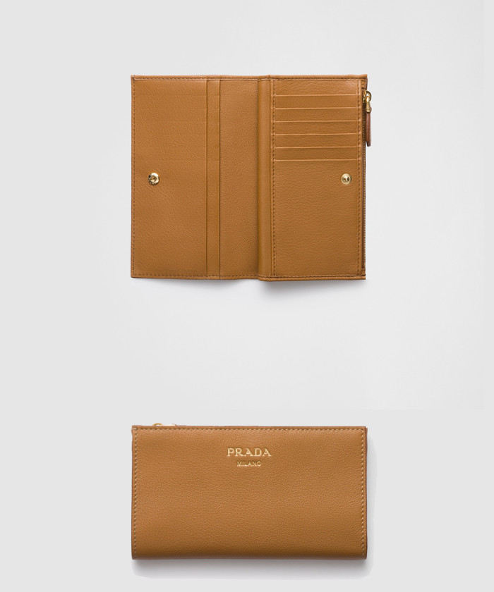 프라다 가죽 장지갑 1ML009