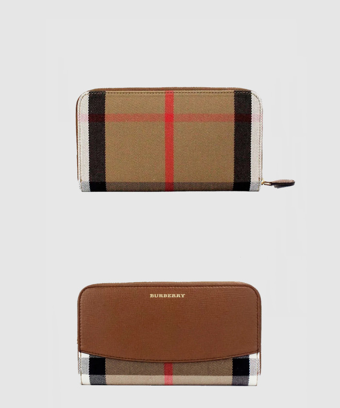 버버리 장지갑 체크 39753381