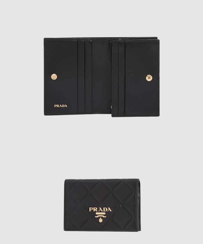 프라다 가죽 반지갑 1MV021