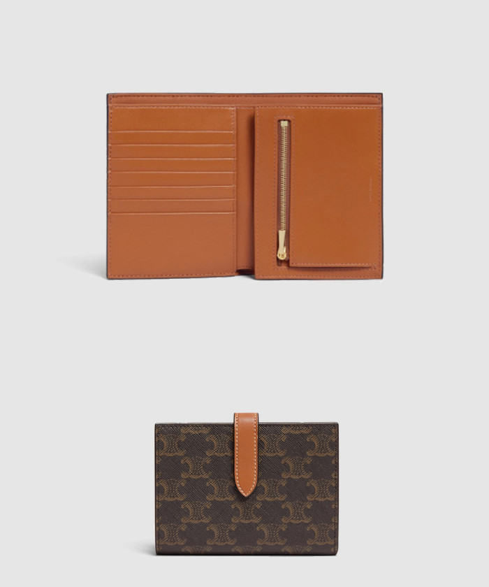 셀린느 스트랩 미디엄 반지갑 10B642