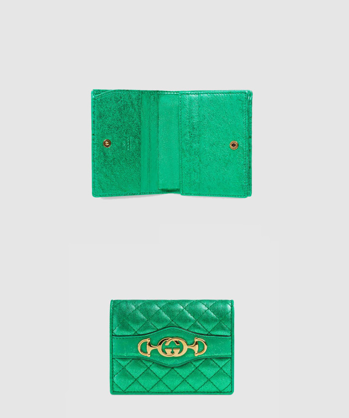 구찌 가죽 카드 지갑 536353