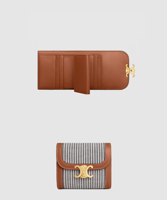 셀린느 트리오페 반지갑 10D782