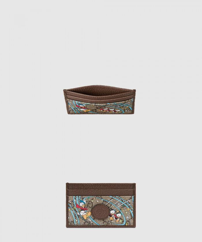구찌 디즈니x구찌 도날드덕 프린트 카드지갑 647942