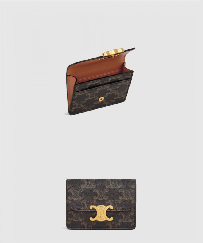 셀린느 플랩 카드지갑 10I582